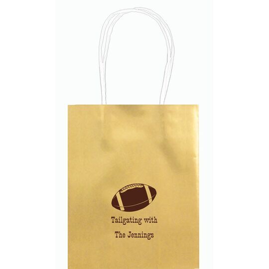 Football Mini Twisted Handled Bags