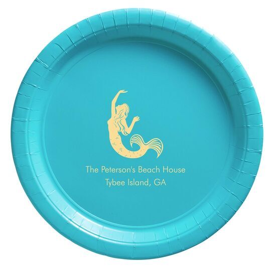 Mermaid Paper Plates