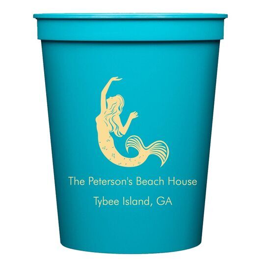 Mermaid Stadium Cups