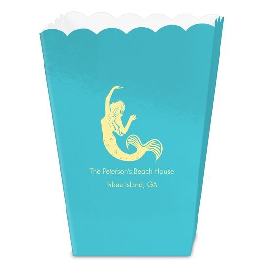 Mermaid Mini Popcorn Boxes