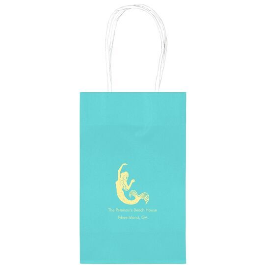 Mermaid Medium Twisted Handled Bags