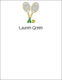 Tennis Pro Flat Note Cards Image 3 of 3