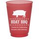 BBQ Pig Colored Shatterproof Cups Image 3 of 3