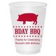 BBQ Pig Shatterproof Cups Image 2 of 3