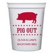 BBQ Pig Stadium Cups Image 1 of 3