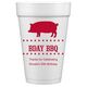 BBQ Pig Styrofoam Cups Image 2 of 3