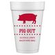 BBQ Pig Styrofoam Cups Image 1 of 3
