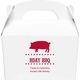 BBQ Pig Gable Favor Boxes Image 2 of 3
