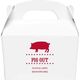 BBQ Pig Gable Favor Boxes Image 1 of 3