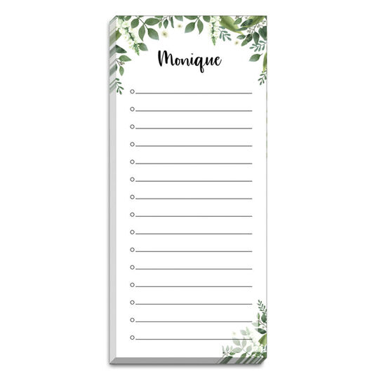 Calming Leaves List Notepads