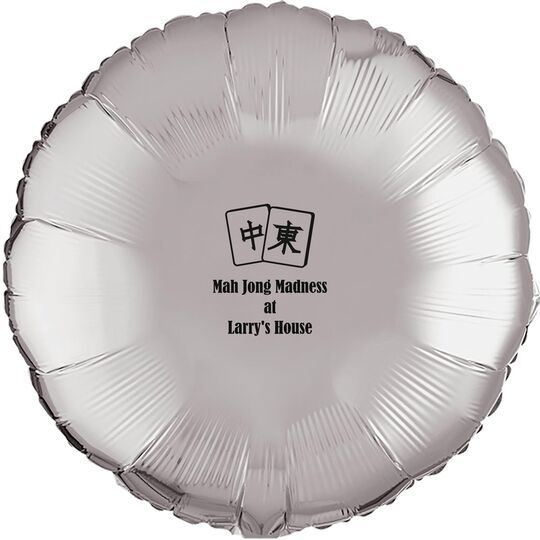 Mah Jong Tile Mylar Balloons