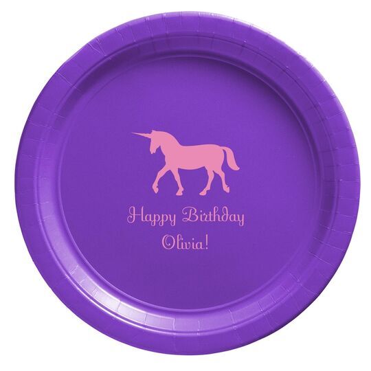 Magical Unicorn Paper Plates