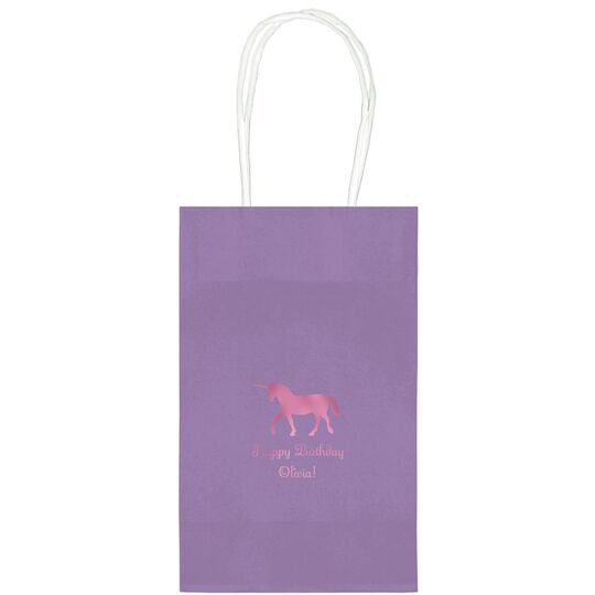 Magical Unicorn Medium Twisted Handled Bags