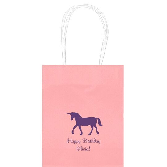 Magical Unicorn Mini Twisted Handled Bags