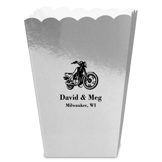 Motorcycle Mini Popcorn Boxes