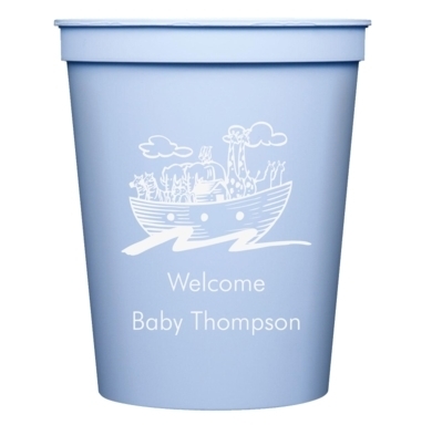 Noah's Ark with Animals Stadium Cups