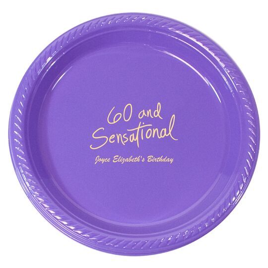 Fun 60 and Sensational Plastic Plates