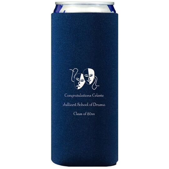 Tragedy and Comedy Masks Collapsible Slim Huggers