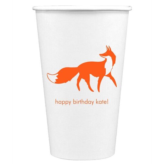 Fox Paper Coffee Cups