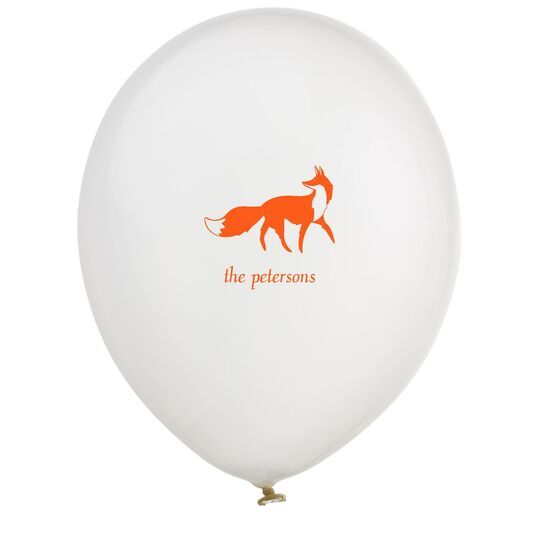 Fox Latex Balloons