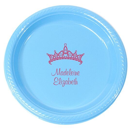 Diamond Crown Plastic Plates