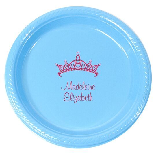 Diamond Crown Plastic Plates