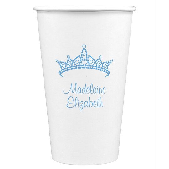 Diamond Crown Paper Coffee Cups