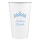 Diamond Crown Paper Coffee Cups Image 1 of 2