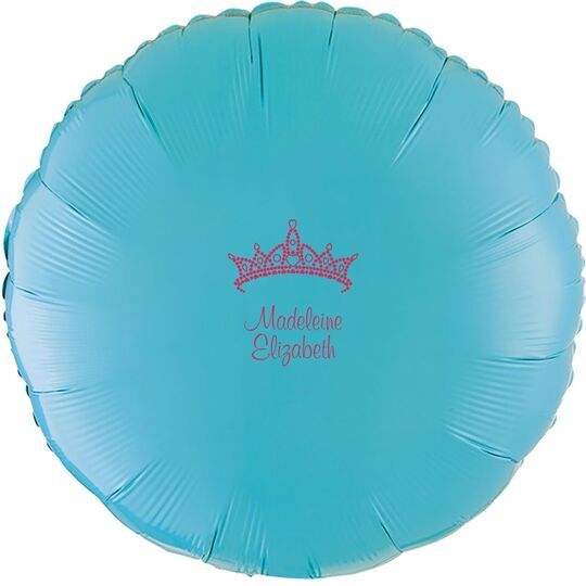 Diamond Crown Mylar Balloons