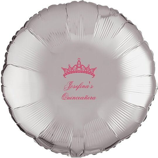 Diamond Crown Mylar Balloons