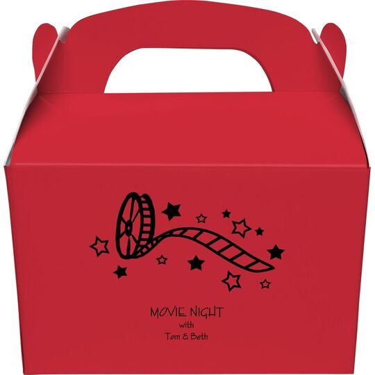 Film Reel Gable Favor Boxes