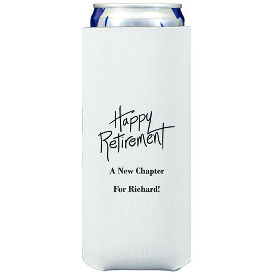 Fun Happy Retirement Collapsible Slim Huggers