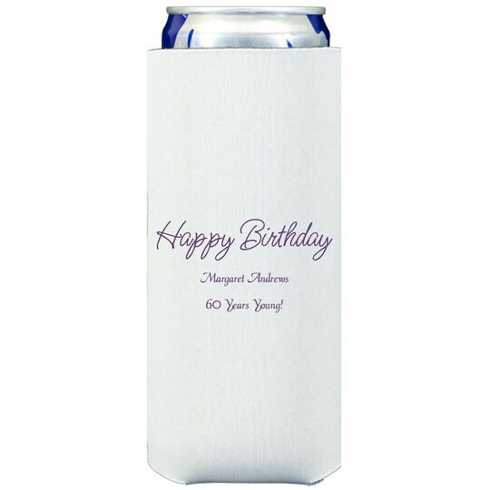 Perfect Happy Birthday Collapsible Slim Huggers