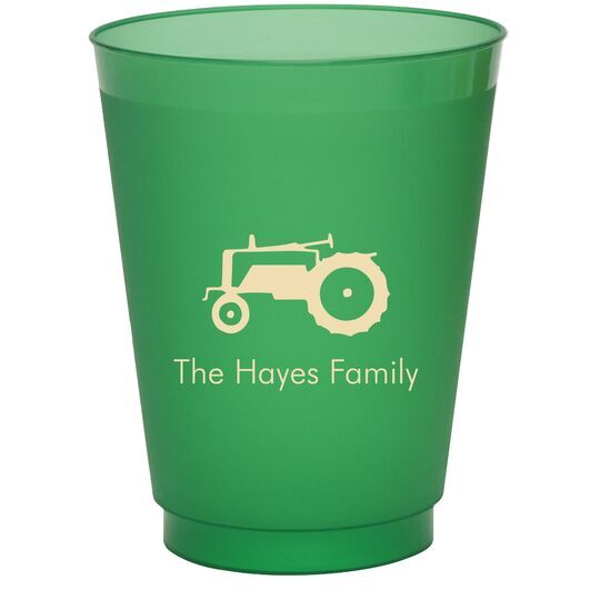 Tractor Colored Shatterproof Cups
