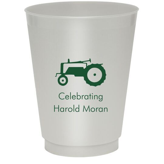 Tractor Colored Shatterproof Cups