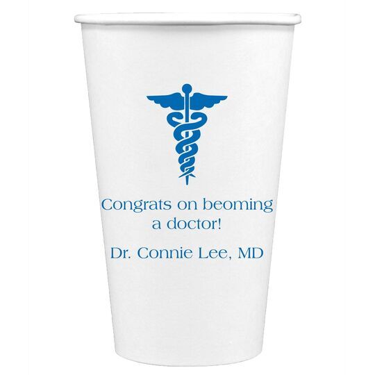 Medical Symbol Paper Coffee Cups