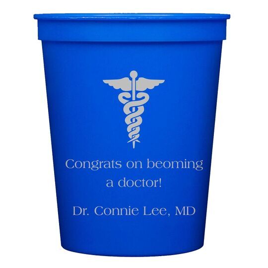 Medical Symbol Stadium Cups
