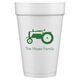 Tractor Styrofoam Cups Image 1 of 2