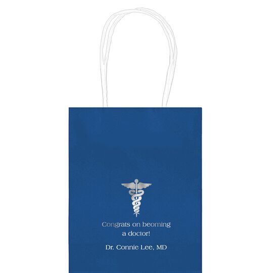 Medical Symbol Mini Twisted Handled Bags