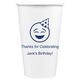 Party Hat Emoji Paper Coffee Cups Image 1 of 2