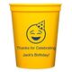Party Hat Emoji Stadium Cups Image 1 of 2