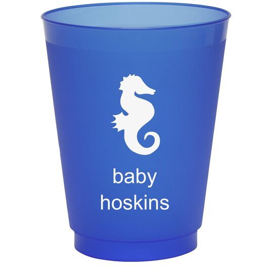 Seahorse Colored Shatterproof Cups