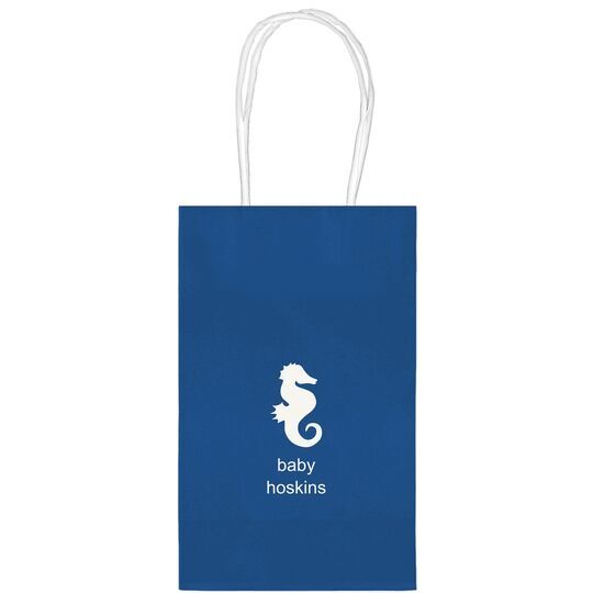 Seahorse Medium Twisted Handled Bags