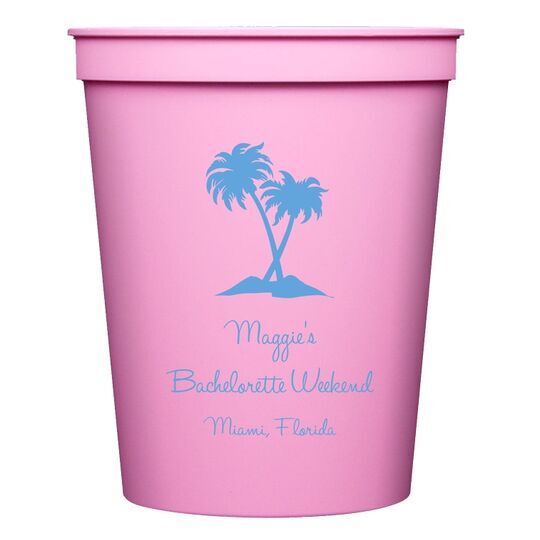 Palm Trees Stadium Cups