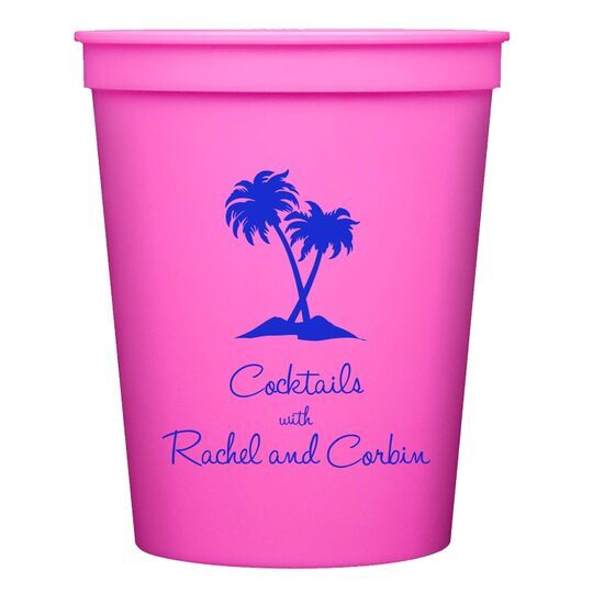 Palm Trees Stadium Cups