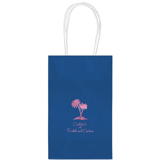 Palm Trees Medium Twisted Handled Bags