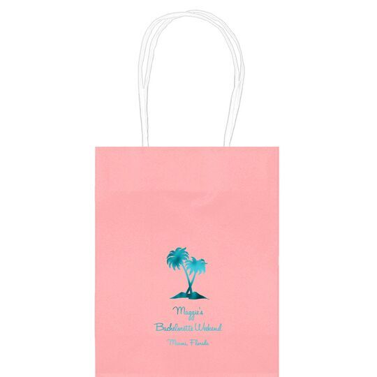 Palm Trees Mini Twisted Handled Bags