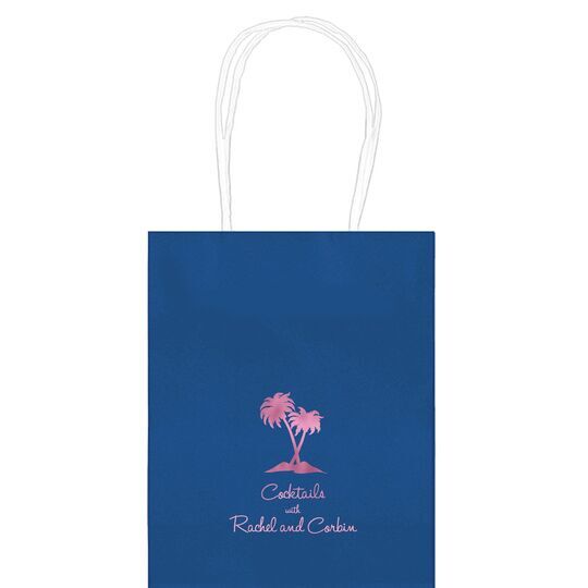 Palm Trees Mini Twisted Handled Bags