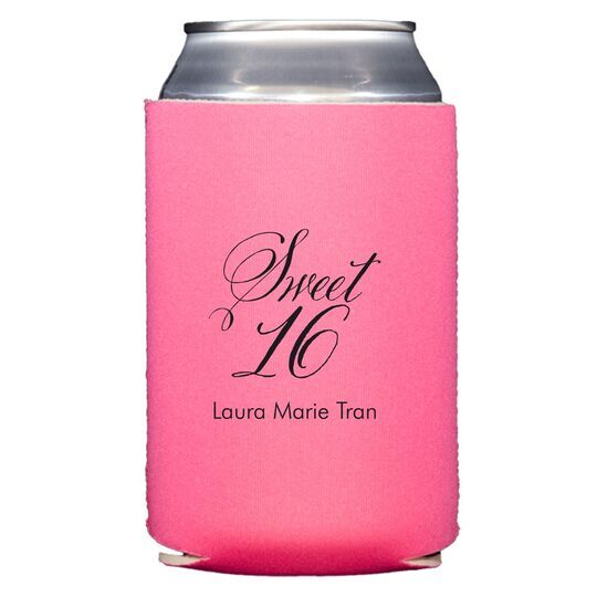 Elegant Sweet Sixteen Collapsible Huggers