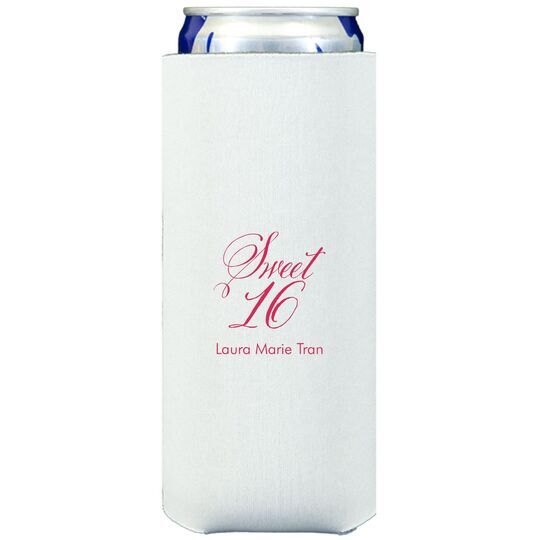 Elegant Sweet Sixteen Collapsible Slim Huggers